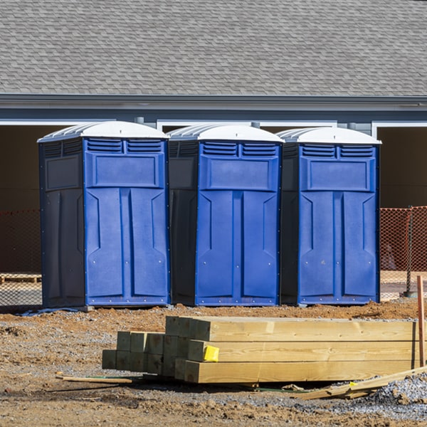 are there any restrictions on where i can place the porta potties during my rental period in Rockleigh